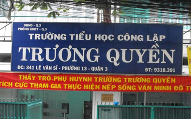 Trường Tiểu Học Công Lập Trương Quyền - Lê Văn Sỹ