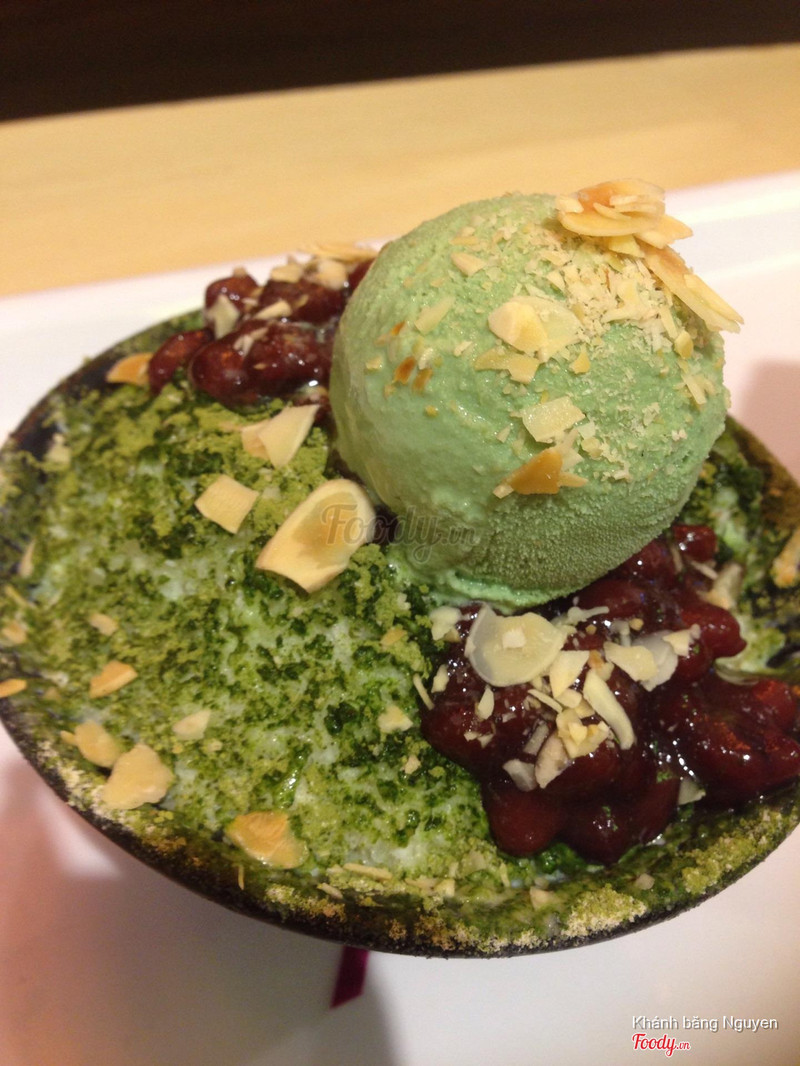 bingsu trà xanh