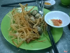 Sò huyết rang muối sợi