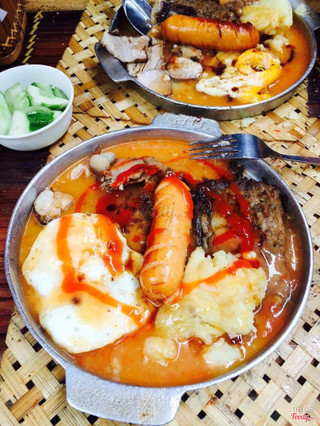 Chén gì buổi sáng gần khu Cầu Giấy?