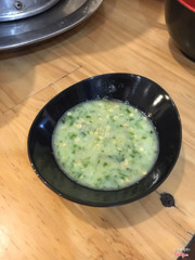 Chén muối ớt xanh đặc biệt của quán