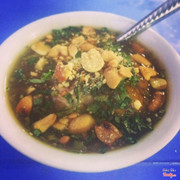 món vịt lộn rang me ngon nhất quả đất, ăn kèm bánh mỳ ạ