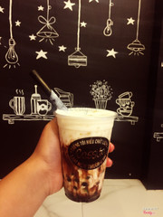 Trà sữa sốt socola + milk foam