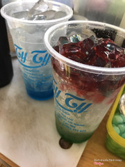 Soda nhiệt đới - Soda táo & thạch trái cây 15k