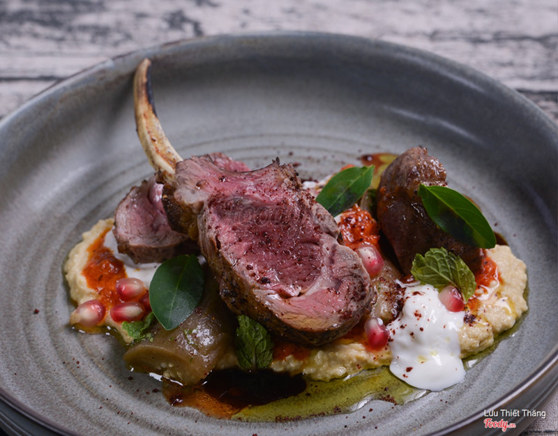 sườn cừu nướng