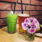 Matcha & đào