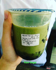 Matcha Sữa Trân châu Đường Đen 