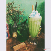 Matcha Việt quất. Soda bạc hà