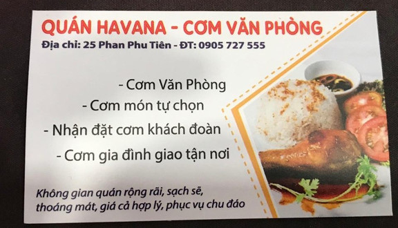 Havana - Cơm Văn Phòng -  Lý Thái Tông