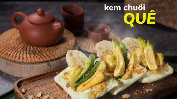 Quê Kem Chuối - Kem Chuối Bơ Mít Sầu Riêng - Cô Giang