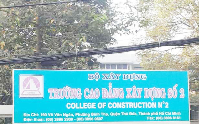 Trường Cao Đẳng Xây Dựng Số 2 - Võ Văn Ngân