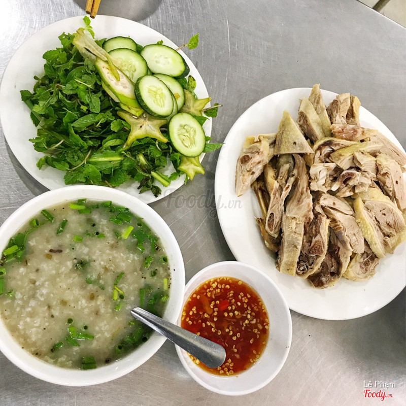 Vịt luộc + cháo