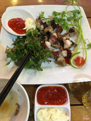 Bạch tuộc nướng muối ớt