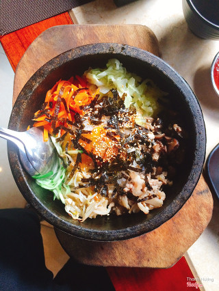 Đây là cơm trộn bò cay 