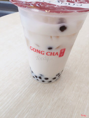 Trà xanh sữa trân châu lúc nào cũng ngon :D