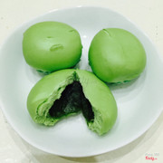 bánh bao trà xanh