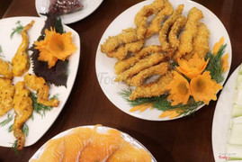 Cá Hồi nướng hạt sẻn