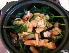 Cá hồi xông hơi