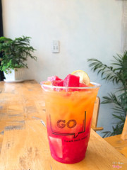 Dưa Hấu Cam Đào -Gọi 0911 76 73 76 để được hỗ trợ order giao thức uống nhanh