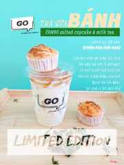 Combo Trà sữa Bánh Cupcake Mặn (limited edition)