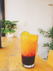 Cam Đào Việt Quất - Gọi 0911 76 73 76 để được hỗ trợ order giao thức uống nhanh