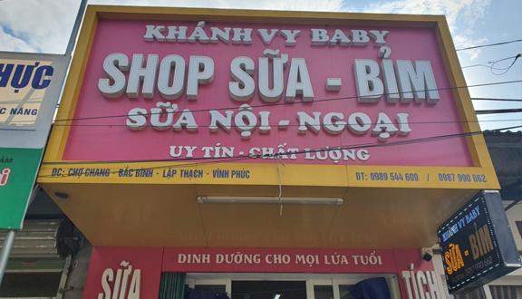 Khánh Vy Baby - Cửa Hàng Sữa - Chợ Chang