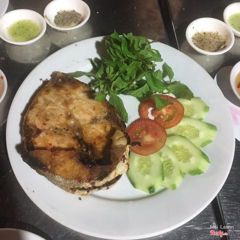 Cá bóp nướng 160k