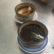 Gà ác tiềm. Cật heo tiềm