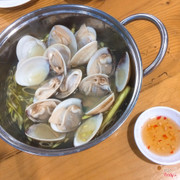 Nghêu đại hấp sả