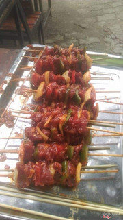 Bò nướng xiên