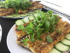 cá nhói nướng