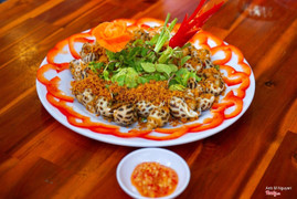 Ốc hương rang muối