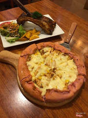 #pizza #cheese #ribs