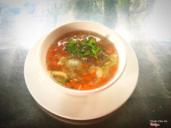 Quán có soup bắp tôm thịt cũng ngon lắm nè :3 Thích nhất là đậu cúc tàu trong soup, bùi bùi ngọt ngọt. Nên thử nha