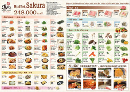 Menu Buffet Sakura