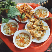 bánh tôm, há cảo chiên