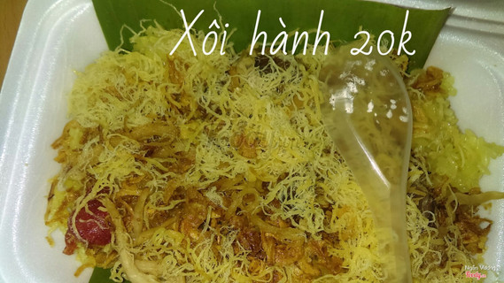 List đồ ăn ăn kèm với hành phi thơm lừng