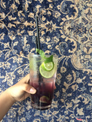 Blueberry soda
