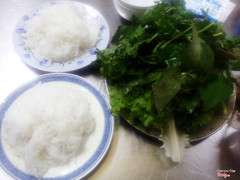 Bún và rau
