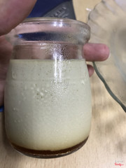 Bánh flan đã ngon còn làm trong hũ thuỷ tinh sạch sẽ, ko sợ bị ăn chất độc từ hũ nhựa nữa