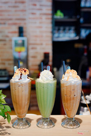 Mocha đá xay, matcha đá xay, caramel đá xay