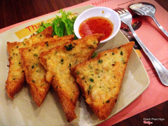 Chả tôm sandwich chiên giòn