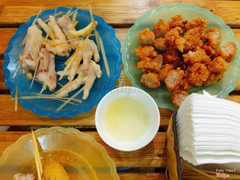 Chân Gà + Nem Chua Rán