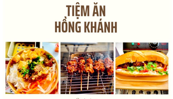 TIỆM ĂN HỒNG KHÁNH - Bún Thịt Nướng - 147A Lâm Thị Hố