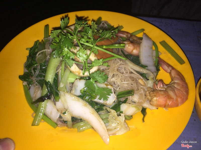 Bún gạo xào hải sản 35k