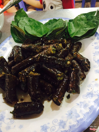 Dồi dê nướng