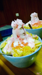 Patbingsu blueberry jam