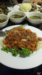 Mì ý sốt bò bằm