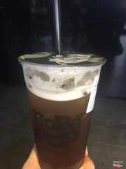 Oolong tea. 70% ice, 70% sweet