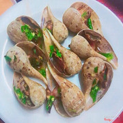 ốc muỗng nướng mỡ hành